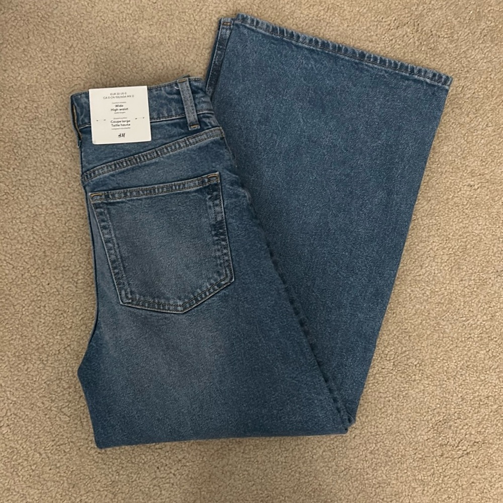 Women’s Wide High Waist Ankle Length Jeans